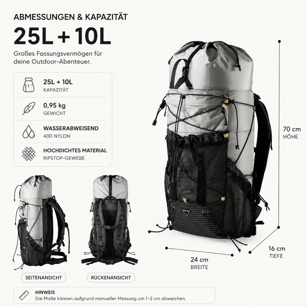 ALPENFLOW 35 - Ultraleichter Trekkingrucksack